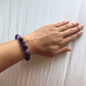 Purification gemstone- amethyst quartz bracelet